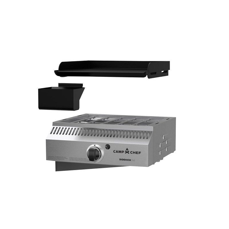 Camp Chef PG14 Pellet Grill Sidekick Cooking System, Aluminum, Black, For: CAMP CHEF 14 in Accessories