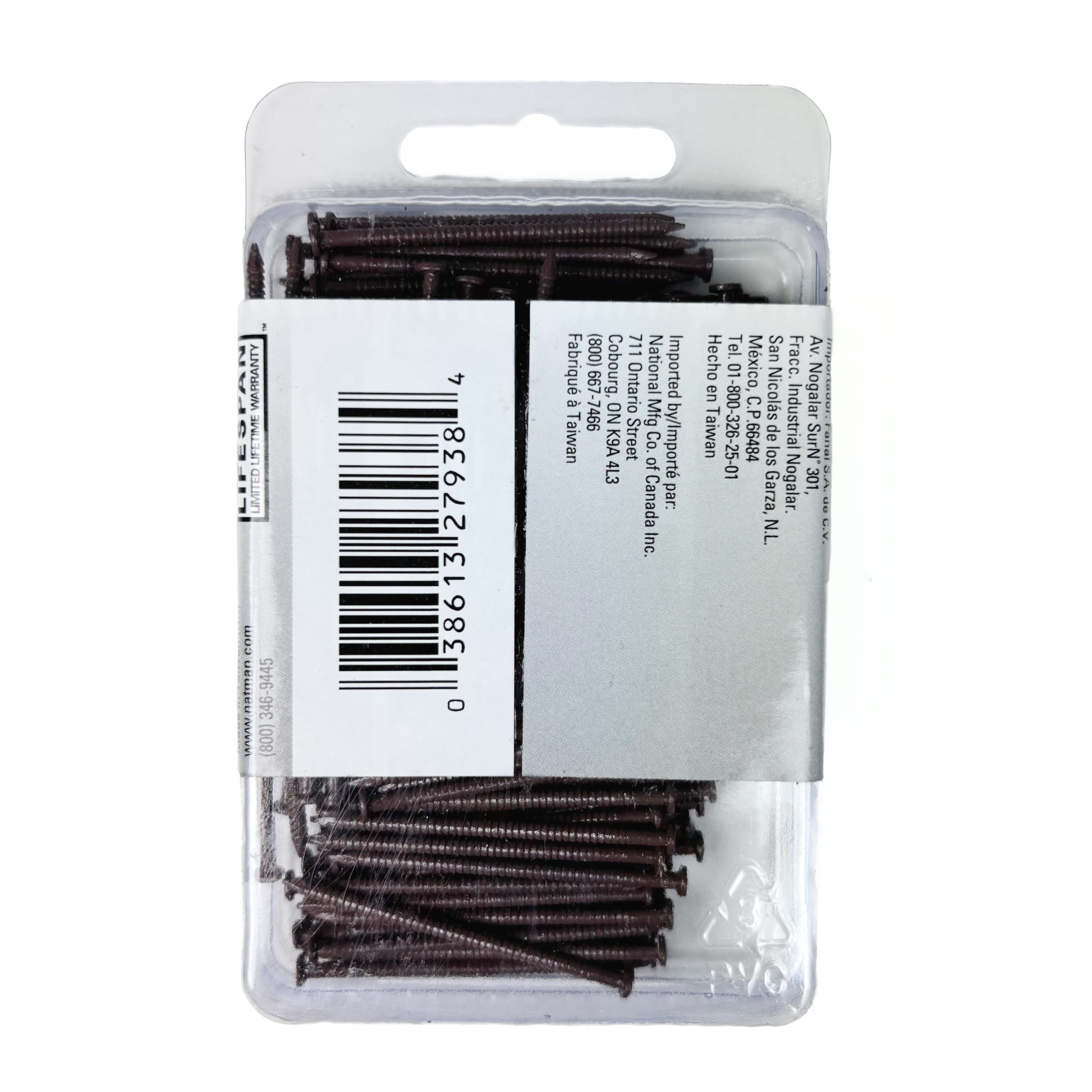 Panel Trim Nails 1-5/8 Inch Black Walnut 6 Ounce Approximately 182 (POS)