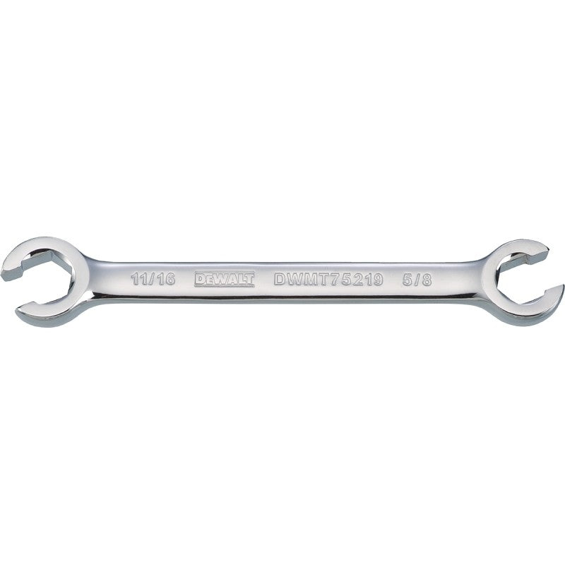 DEWALT DWMT75219OSP Series Open End Wrench, 5/8 x 11/16 in W Open End, SAE, Steel