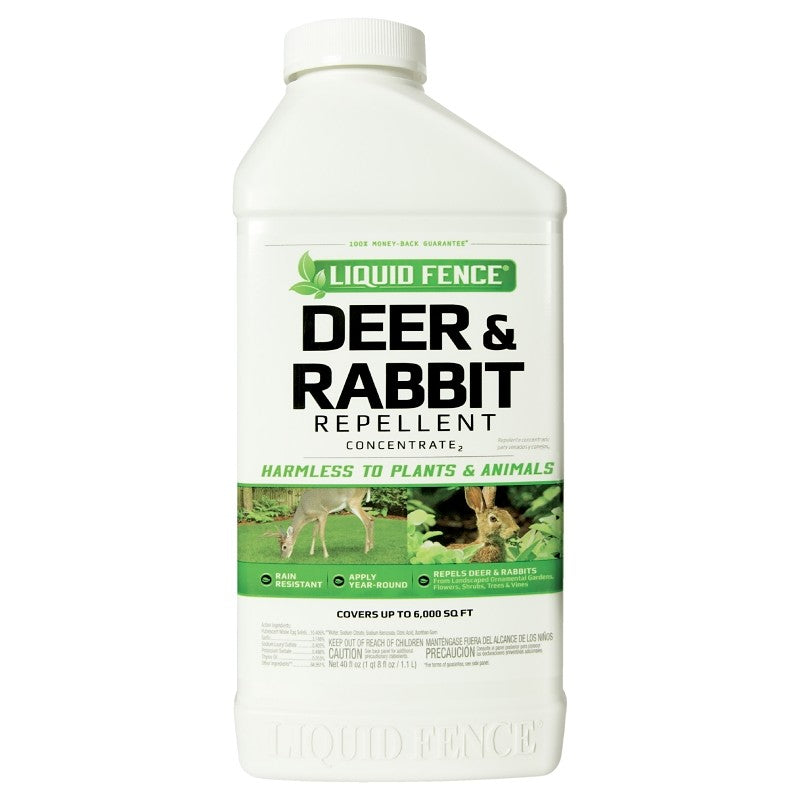 Liquid Fence HG-71136 Animal Repellent, Repels: Deer, Rabbit, Brown