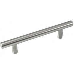 Laurey Melrose Series 87011 Cabinet Pull, 127 mm L Handle, 32 mm H Handle, Steel, Brushed Satin Nickel