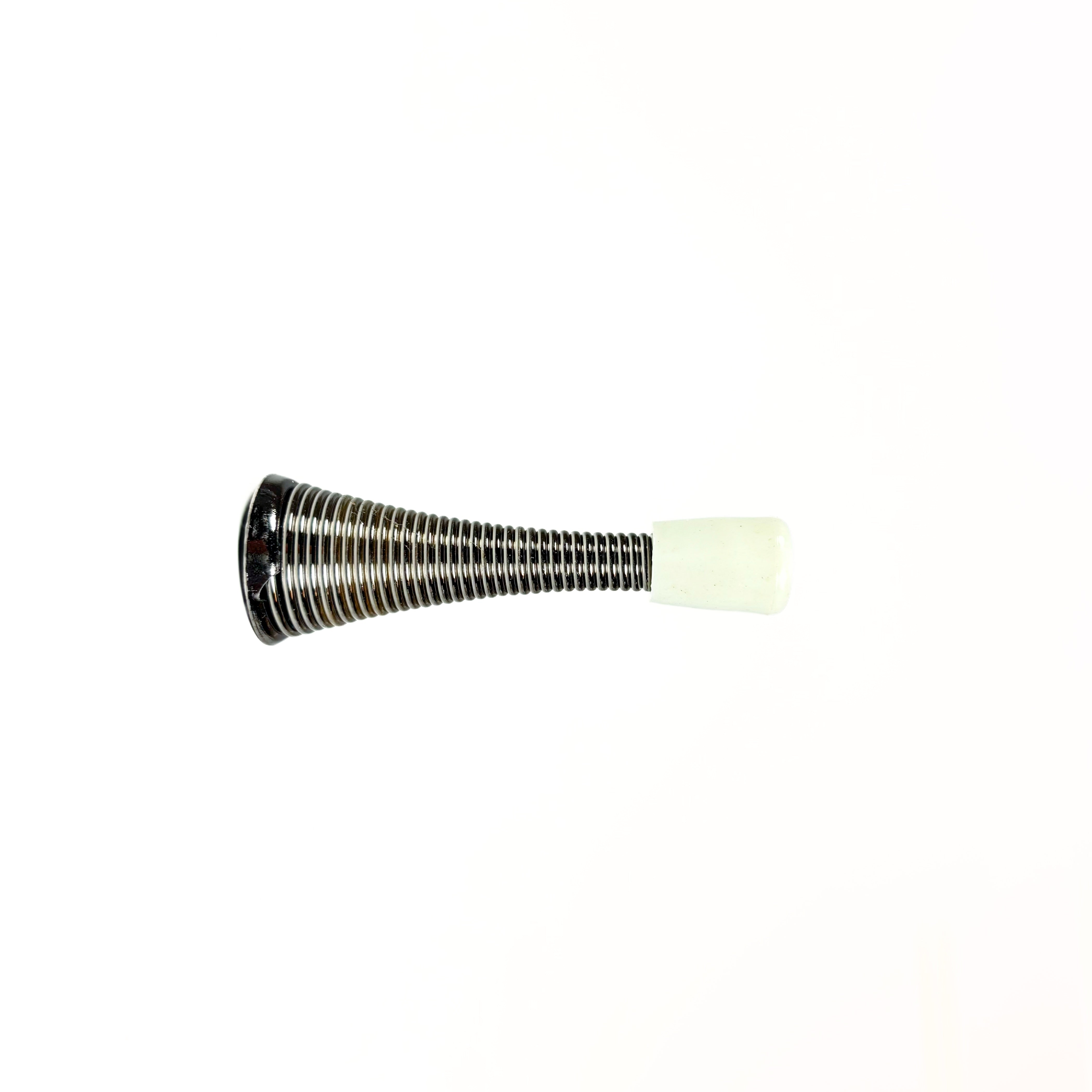 Heavy Duty Spring Door Stop 3 Inch Black Chrome (POS)
