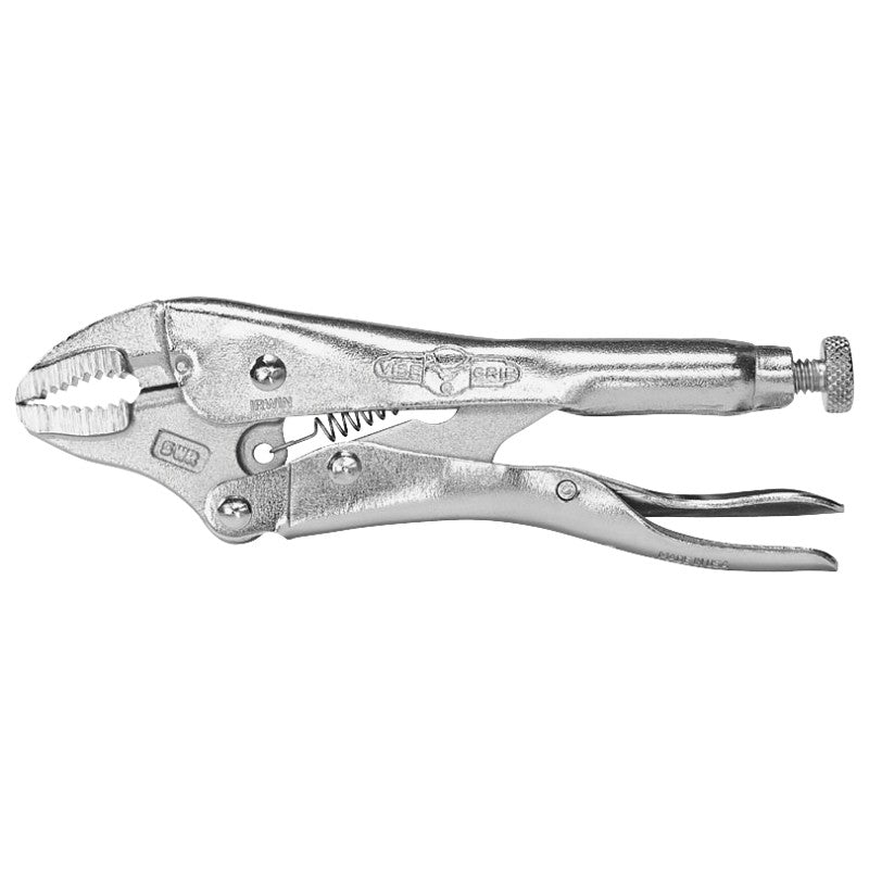 Irwin Original Series 0902L3 Locking Plier, 5 in OAL, 1-1/8 in Jaw Opening, Plain-Grip Handle, 3/8 in W Jaw