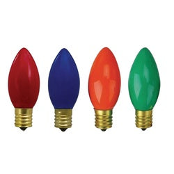FILAMENT BULB C9 OPAQUE MULTI (Pack of 25)