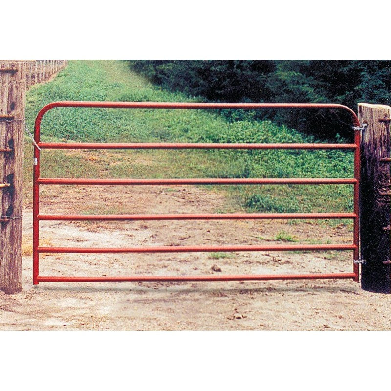 Behlen Country 40130041 Utility Gate, 48 in W Gate, 50 in H Gate, 20 ga Frame Tube/Channel, Red