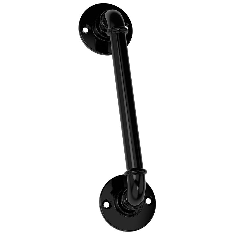 National Hardware N166-013 Industrial Pipe Handle, 10-1/2 in L Handle, Steel, Black
