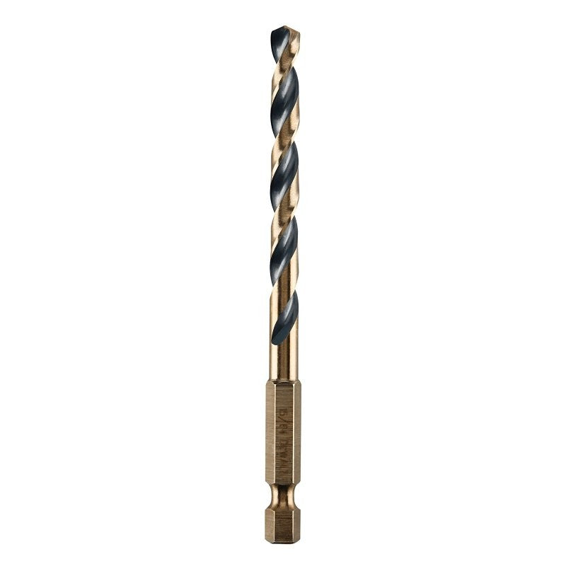 DEWALT DWA5015 Drill Bit, 15/64 in Dia, 4 in OAL, Heavy-Duty, 1/4 in Dia Shank, Hex Shank
