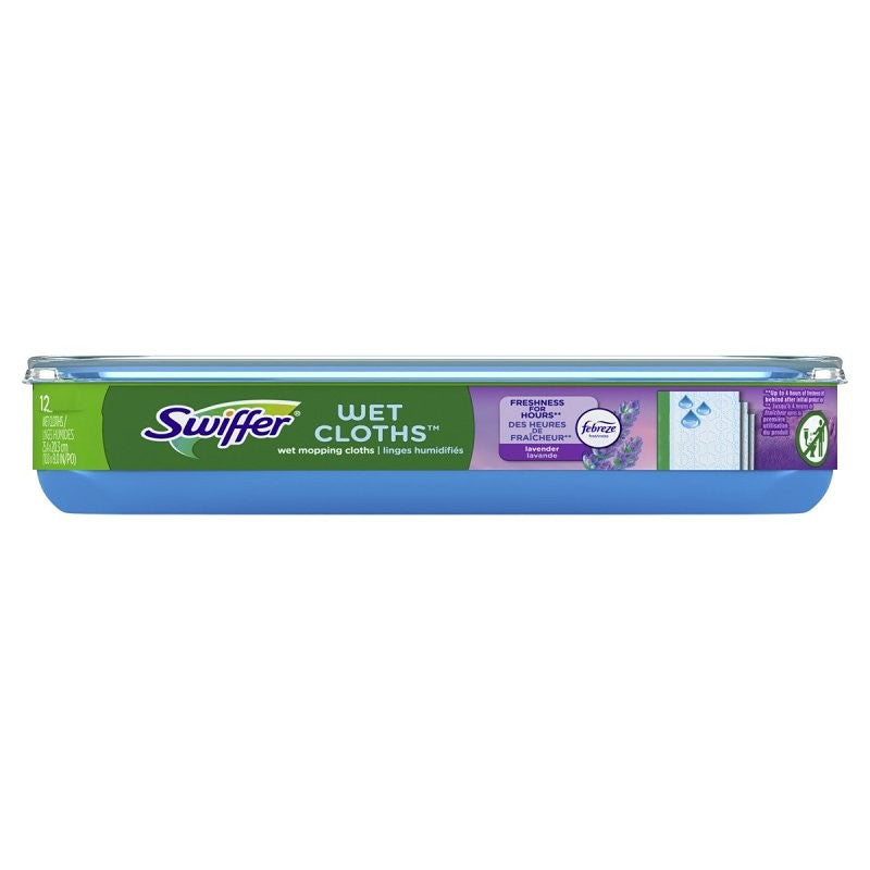 Swiffer 15845 Wet Cloth Refill, Lavender, Vanilla