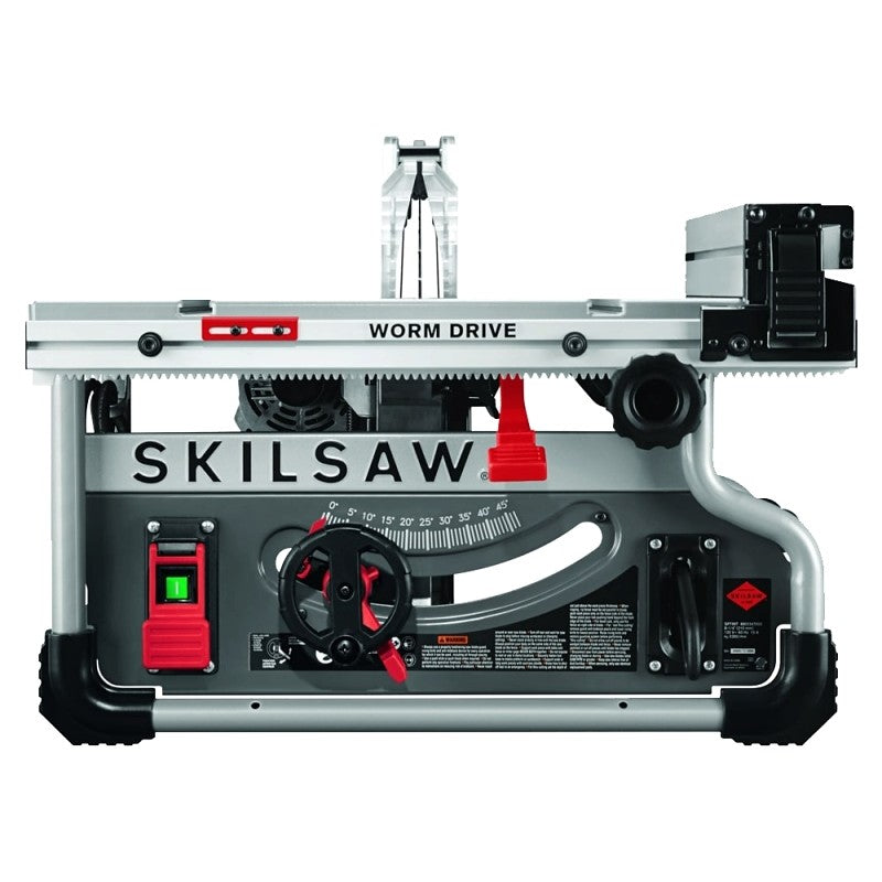 Skilsaw SPT99T-01 Portable Worm Drive Table Saw, 120 VAC, 15 A, 8-1/4 in Dia Blade, 5/8 in Arbor, 5300 rpm Speed
