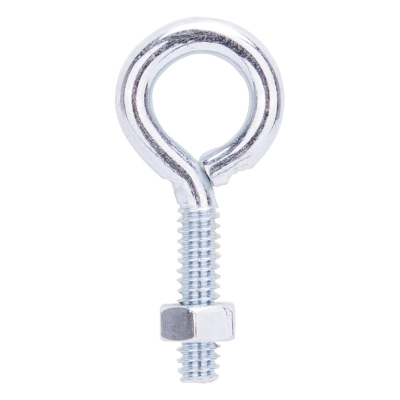 ProSource LR265 Eye Bolt, 4.5 mm Thread, Machine Thread, 3/4 in L Thread, 11/16 in Dia Eye, 79 lb Working Load, Steel (Pack of 20)