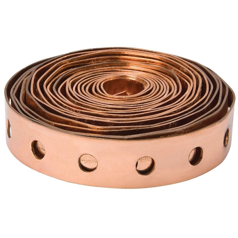 B & K C20-124HC Hanger Strap, Steel, Copper, 10 ft L