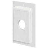 Builders Edge 3SMO815TW Mounting Block, Oversized, White, 18-1/4 in L, 11-3/8 in W, Fiber Cement