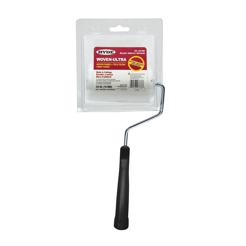 Hyde 47338 Roller Cover With Frame, 3/8 in Nap, Woven Cover, Woven Roller, 4 in L Roller