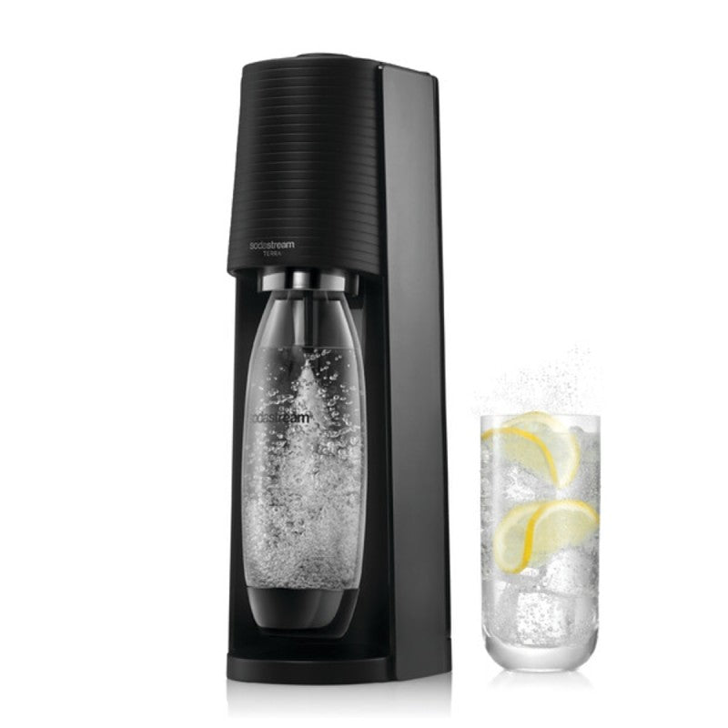 Sodastream TERRA Series 1012811011 Sparkling Water Maker Kit, 1 L Bottle, Black (Pack of 2)