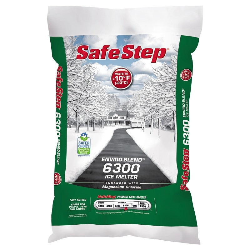 Safe Step 56850 Ice Melter, Crystalline Solid, White, 50 lb Bag