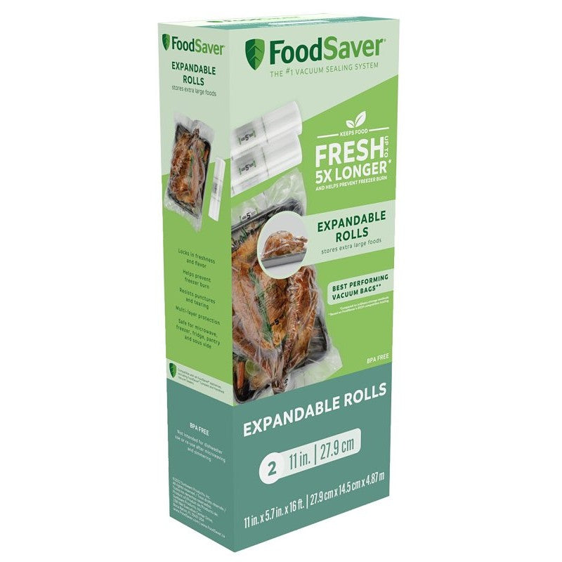 FoodSaver 2159398 Expandable Vacuum Seal Roll (Pack of 4)
