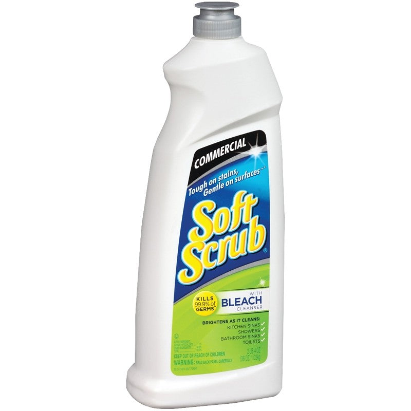 Soft Scrub 01613 Stain Remover, 36 oz, Liquid, Pleasant Fragrance, White (Pack of 6)