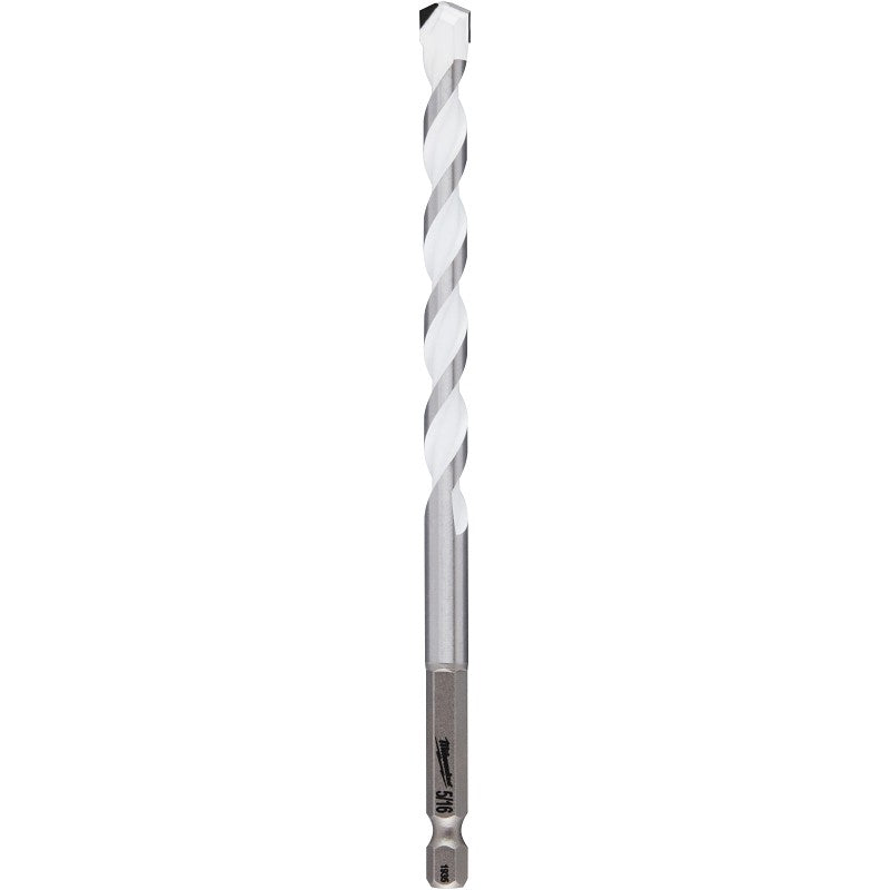 Milwaukee SHOCKWAVE 48-20-8888 Drill Bit, 5/16 in Dia, 6 in OAL, Multi-Material, Twist Flute, 1/4 in Dia Shank (Pack of 3)