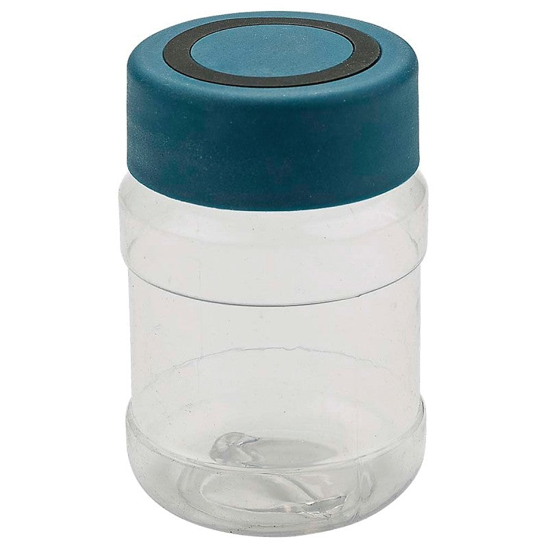 National Hardware N112-098 Jar, Magnetic, Plastic, Clear Blue