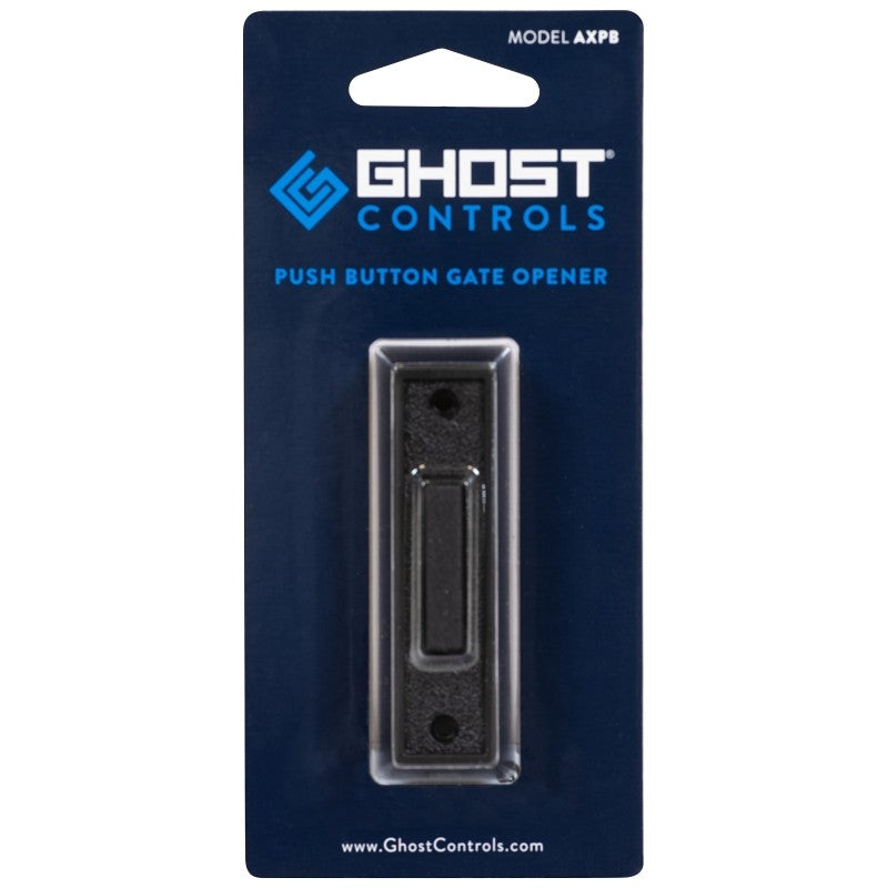 Ghost Controls AXPB Push Button, Non-Illuminated, Plastic, Black