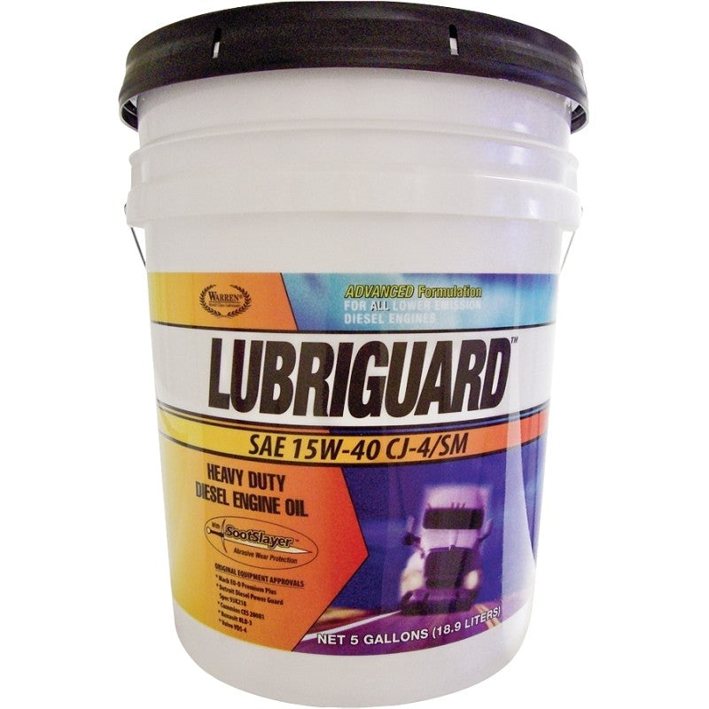 Lubriguard 704341 Heavy-Duty Diesel Engine Oil, 5 gal Pail