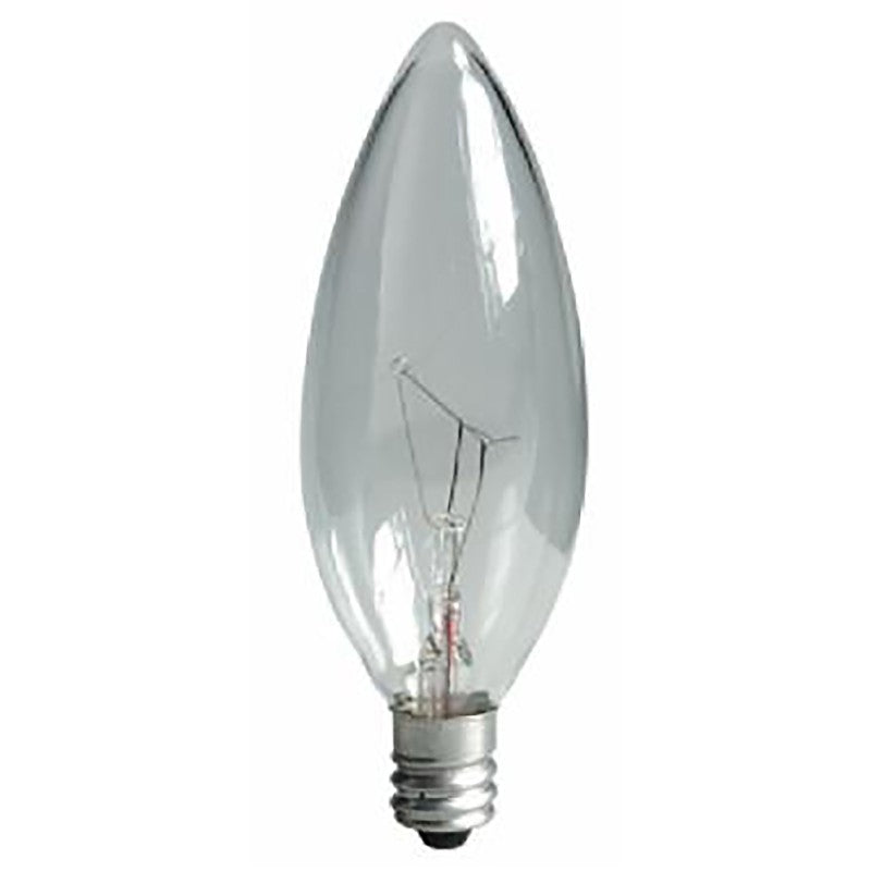 GE 74978 Ceiling Fan Bulb, 45 W, B10 Lamp, E12 Candelabra Lamp Base, 155 Lumens, 2500 K Color Temp (Pack of 5)