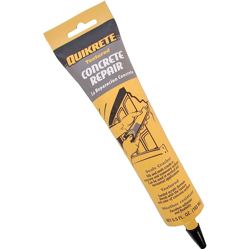 Quikrete 18620-13 Concrete Repair, White, 5.5 oz Squeeze Tube
