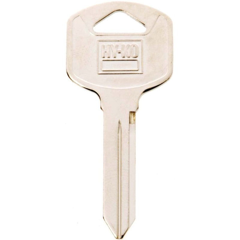 Hy-Ko 11010B85 Key Blank, Brass, Nickel, B85 Key Number (Pack of 10)