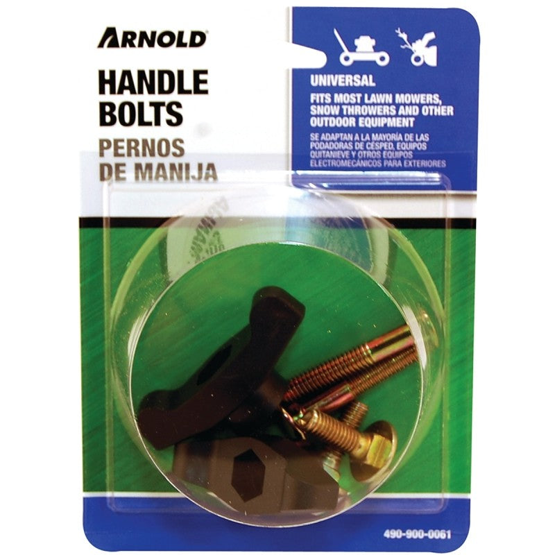 Arnold 490-900-0061 T-Handle Knob and Bolt, For: Most Lawn Mowers, Snow Throwers and Other Outdoor Equipment