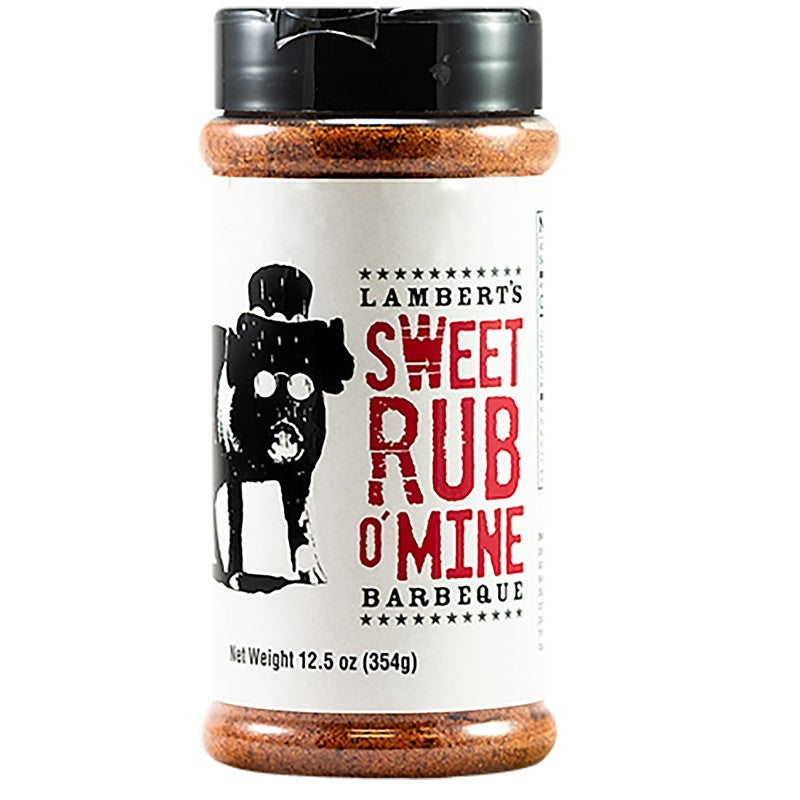 Lambert's Sweet Swine O' Mine SS02005N BBQ Rub, Sweet, 12.5 oz Bottle