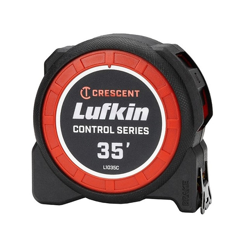 Crescent Lufkin Control Series L1035C Tape Measure, 35 ft L Blade, 1-3/16 in W Blade