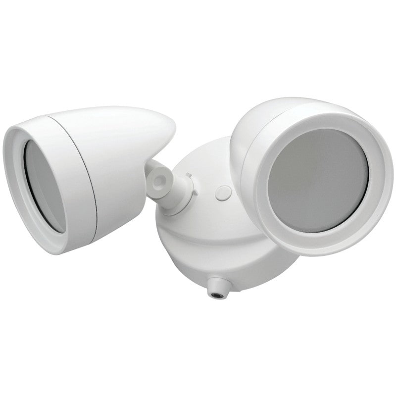 ETI 51401144 Security Light, 6.89 in L x 4.53 in W x 5.51 in H Dimensions, 1200 Lumens, White Fixture, 120 V, 20 W