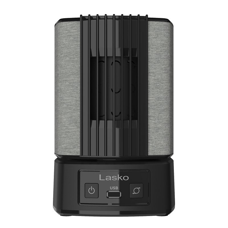 Lasko SlumberBreeze SB100 Personal Fan with White Noise, 2-Speed, Black
