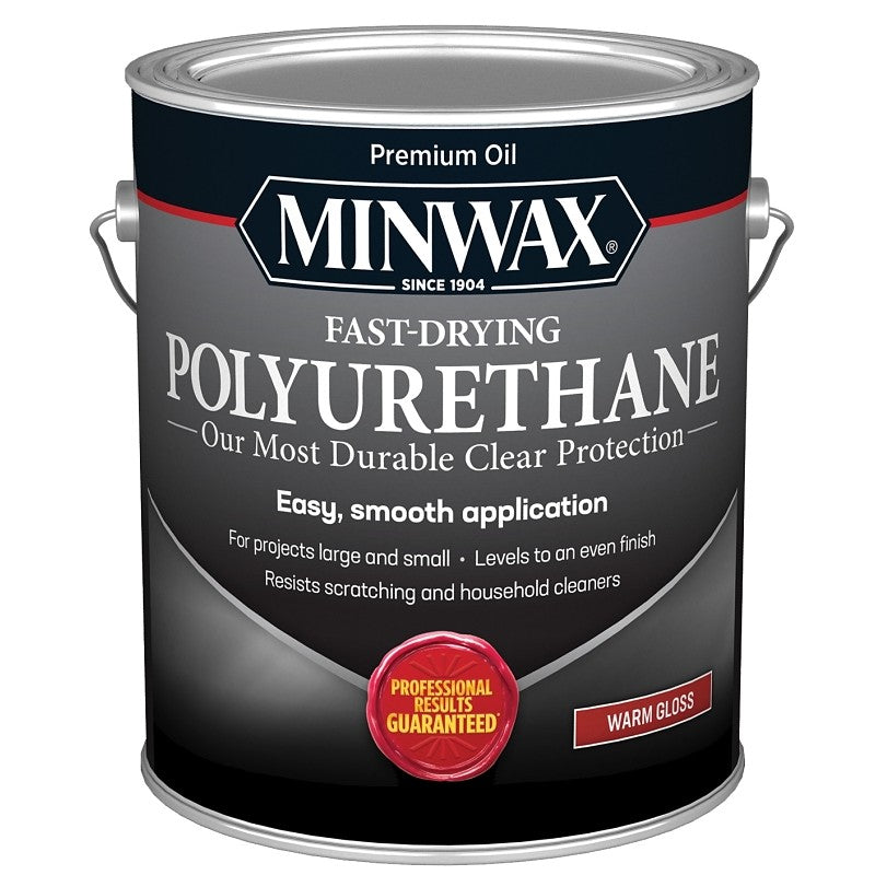 Minwax 319000000 Polyurethane, Gloss, Liquid, Clear, 1 gal, Can (Pack of 2)