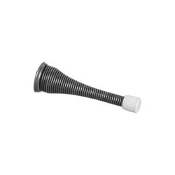 Heavy Duty Spring Door Stops 3 Inch Antique Brass 2 Pack (POS)