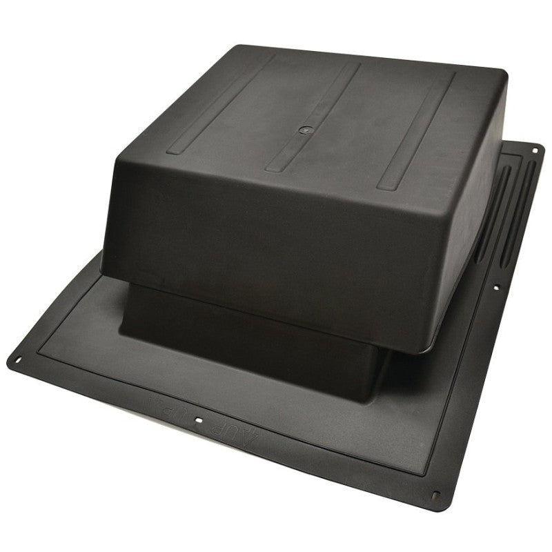 Master Flow IR65BL Roof Louver, 5.88 in L, 18 in W, Resin, Black (Pack of 6)