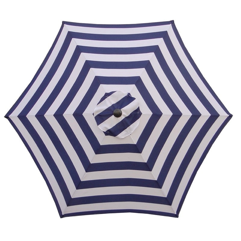 Seasonal Trends UM90BKOBD18/WT Umbrella, 2.5m/98.43 in H, 8.9 ft W Canopy, 8.9 ft L Canopy, Round Canopy