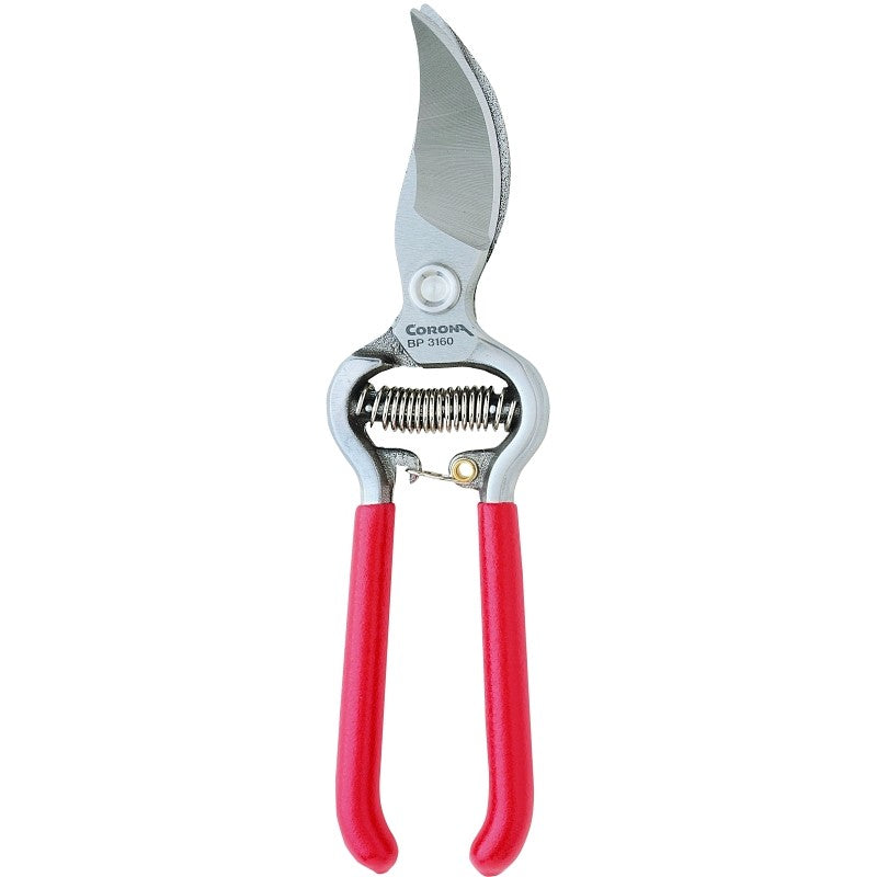 Corona BP 3160 Pruning Shear, 3/4 in Cutting Capacity, Steel Blade, Bypass Blade, Steel Handle, Cushion-Grip Handle