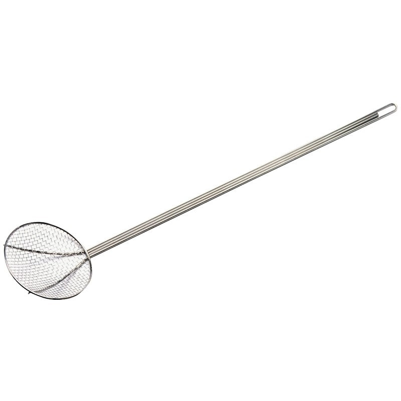 Bayou Classic 0196 Mesh Skimmer, Specifications: 8 in Bowl, Nickel