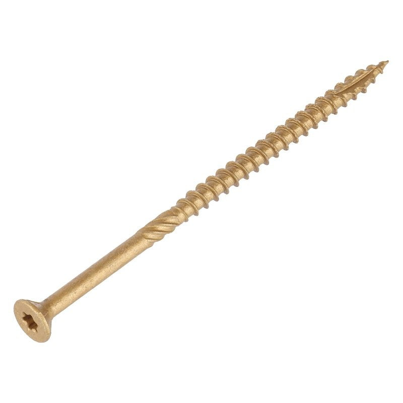 SaberDrive 53300 Deck Screw, #10 Thread, 4 in L, 480 PK