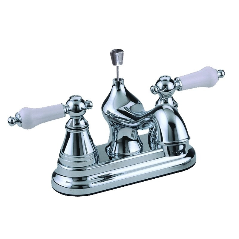Boston Harbor PF4232 Lavatory Faucet, 1.5 gpm, 2-Handle, ABS, Chrome Plated, Lever Handle