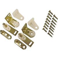 Gravity Pivot Hinges Satin Brass