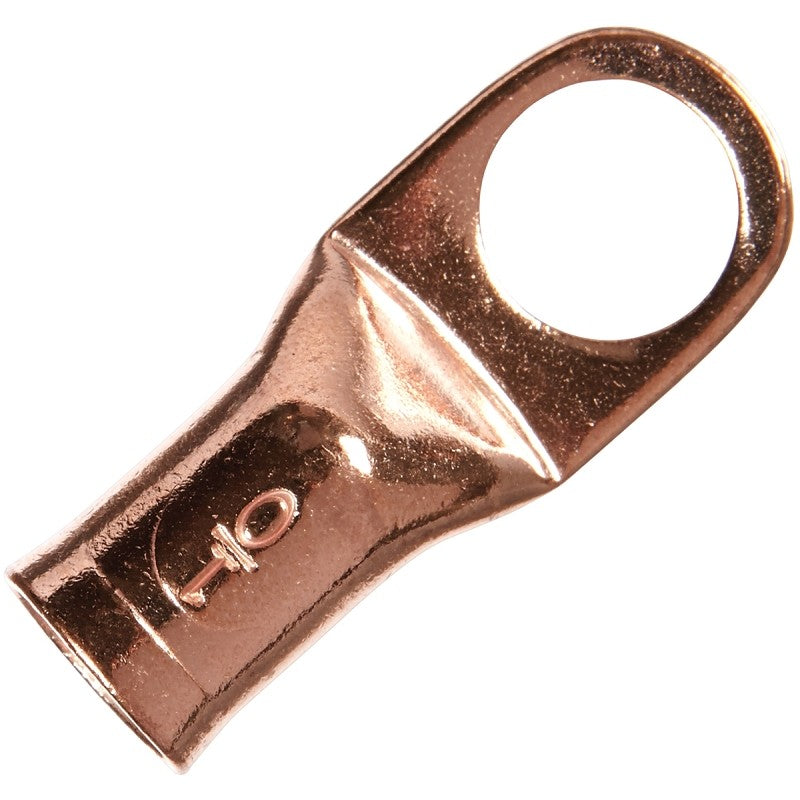 Jandorf 60772 Electrical Lug, 1/0 AWG Wire, 1/2 in Stud, Copper Contact, Brown