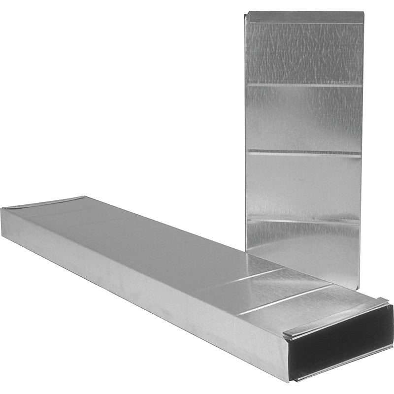Imperial GV0213 Stack Duct, 24 in L, 10 in W, 3-1/4 in H, 30 Gauge, Galvanized Steel (Pack of 12)