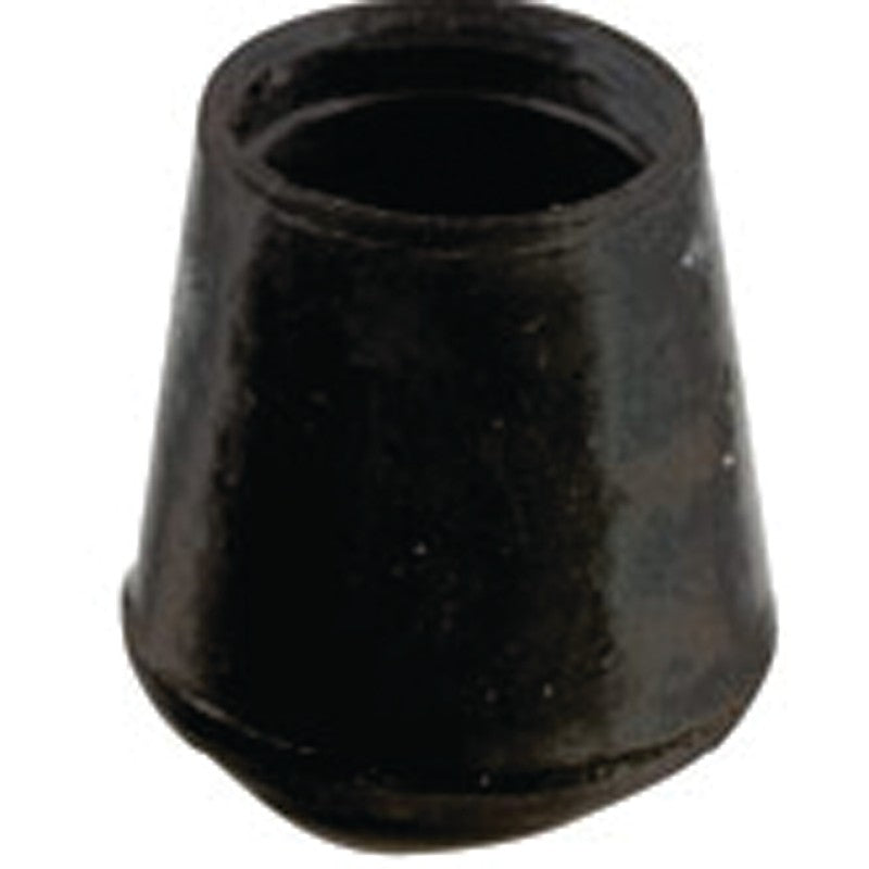Shepherd Hardware 9746 Furniture Leg Tip, Round, Rubber, Black, 1-1/4 in Dia (Pack of 24)
