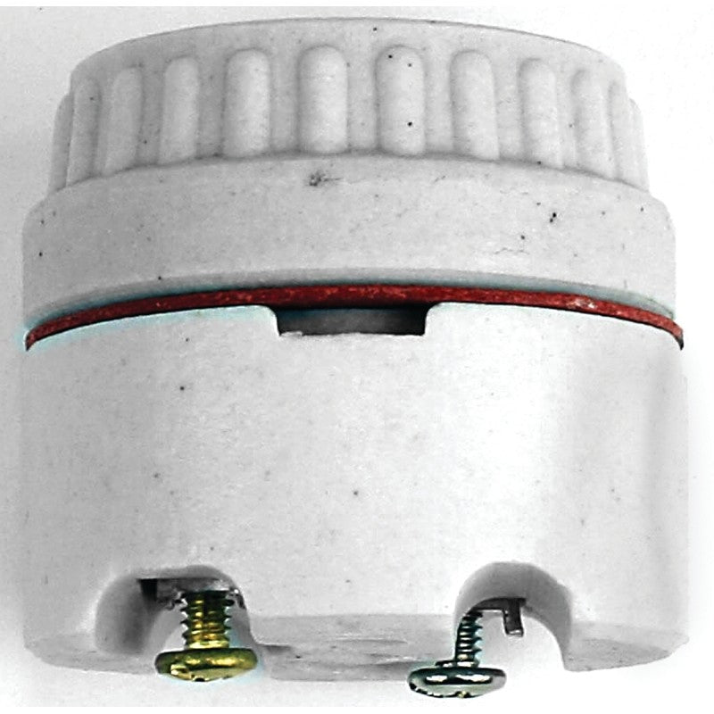 Jandorf 60576 Fixture Socket, 250 V, 660 W, Porcelain Housing Material, White