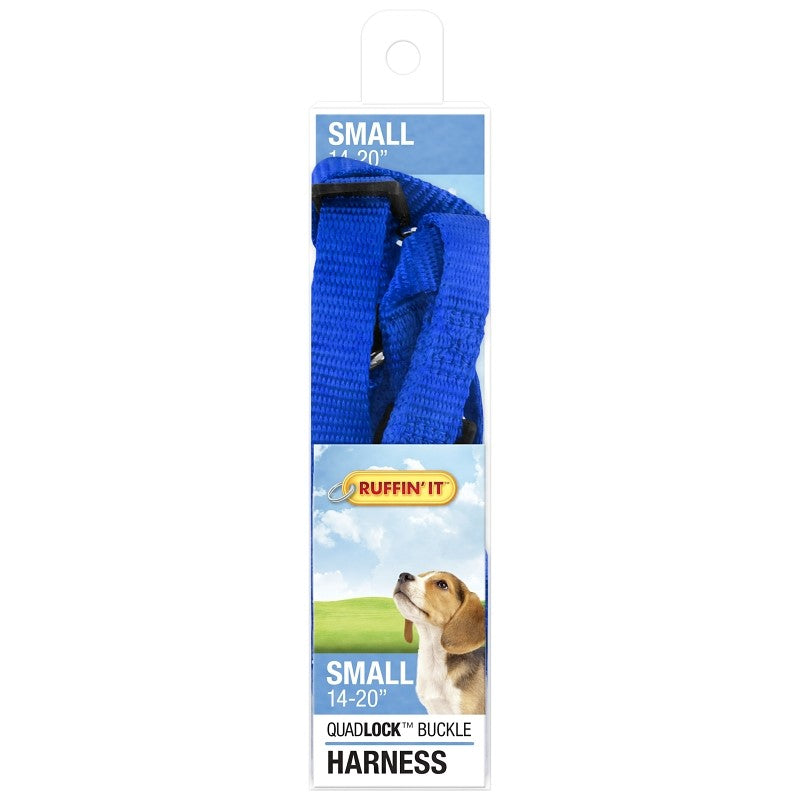Ruffin'It 41472 Adjustable Harness, 5/8 in x 14 to 20 in, Buckle, Nylon, Assorted (Pack of 3)