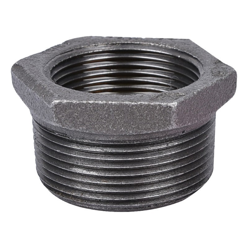 ProSource B241 40X32 Pipe Bushing, 1-1/2 x 1-1/4 in, MIP x FIP, Malleable Iron, SCH 40 Schedule, 300 psi Pressure