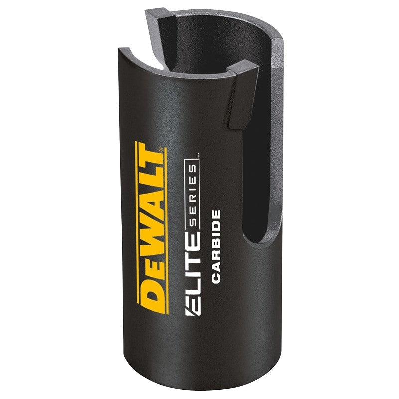 DEWALT ELITE Series DAH4138 Hole Saw, 1-3/8 in Dia, 2-7/16 in D Cutting, 5/8 in Arbor, Carbide Cutting Edge
