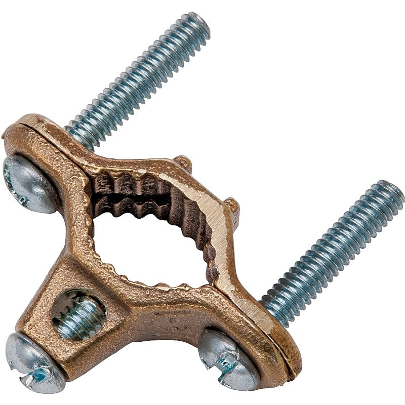 Pro-Flex PFBC-CDEA Bonding Clamp, For: 3/4 in, 1 in, 1-1/4 in CSST Fittings, 1-1/4 to 2 in Black Pipes, Bronze